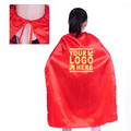 Tie Closure Superhero Satin Cape